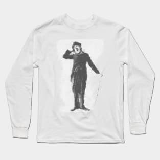 Old Hollywood Chaplin Long Sleeve T-Shirt